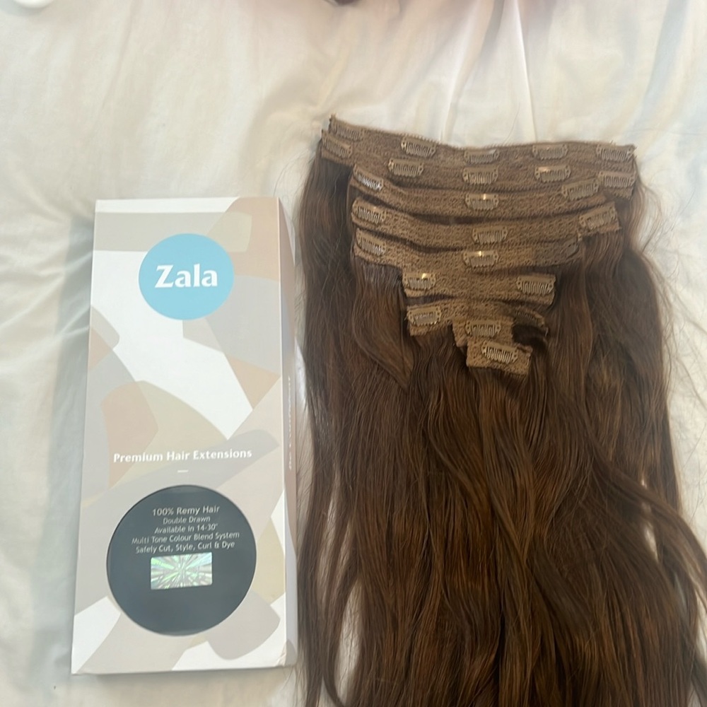 Zala 100# Remy hair 20inch 9 piece hair extensions